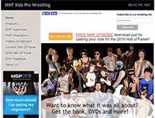 Tablet Screenshot of nwfwrestling.org